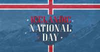 Sparkly Icelandic National Day Facebook ad Image Preview