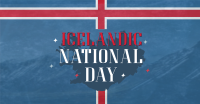 Sparkly Icelandic National Day Facebook ad | BrandCrowd Facebook ad Maker