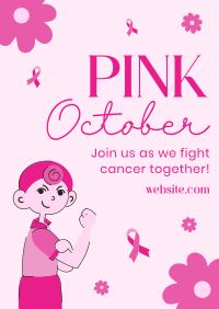 Pink October Poster Design
