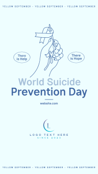 Suicide Prevention Flag Instagram Story Design