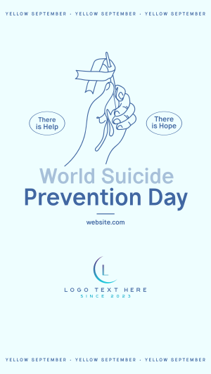 Suicide Prevention Flag Instagram story Image Preview