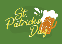 St. Patrick's Beer Postcard Image Preview