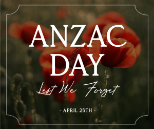Poppy Flower Anzac Day Facebook post Image Preview