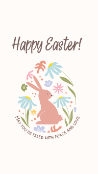 Fun Easter Bunny Facebook story Image Preview