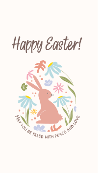 Fun Easter Bunny Facebook Story Image Preview