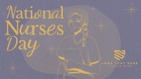 Midcentury Nurses' Day Facebook Event Cover Design
