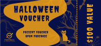 Spooky Halloween Gift Certificate Design