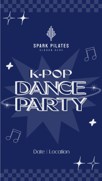 Kpop Y2k Party Facebook Story Design
