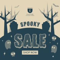 Spooky Ghost Sale Instagram Post Image Preview