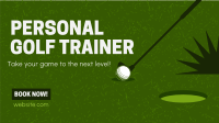 Golf Training Facebook Event Cover Design
