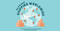 Now Shipping Worldwide Facebook Ad Design