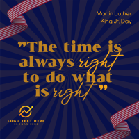 Martin Luther Quote Instagram Post Design