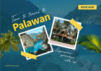 Palawan Paradise Travel Postcard Image Preview