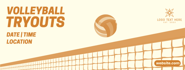 Serve The Ball Facebook Cover Design Image Preview
