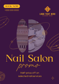 Elegant Nail Salon Services Poster Image Preview