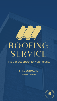 Welcome Roofing Facebook Story Design