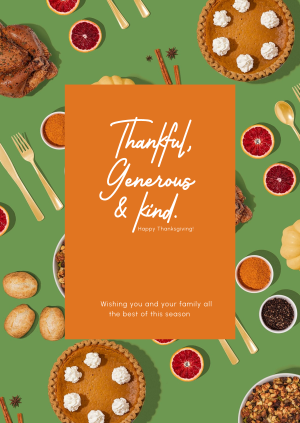 Thanksgiving Diner Poster Image Preview