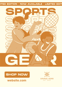 Sports Gear Sale Poster Image Preview