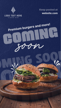 Burgers & More Coming Soon Instagram Reel Preview