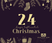 Countdown To Christmas Facebook post Image Preview