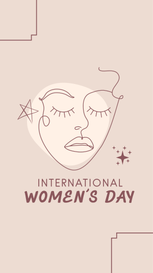 International Women's Day Illustration Instagram story Image Preview