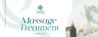 Simple Massage Treatment Facebook Cover Image Preview