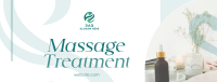 Simple Massage Treatment Facebook cover Image Preview