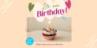 Birthday Business Promo Twitter post Image Preview
