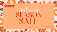 Leaves and Pumpkin Promo Sale Video Image Preview