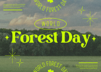 World Forest Day  Postcard Design