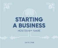 Simple Business Podcast Facebook post Image Preview