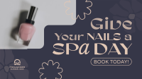 Nail Spa Day Facebook Event Cover Design