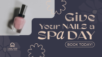 Nail Spa Day Facebook event cover Image Preview