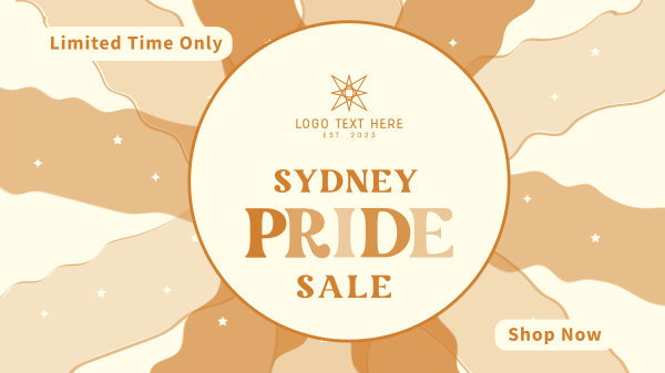 Vibrant Sydney Pride Sale Facebook Event Cover Design Image Preview