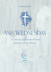 Ash Wednesday Celebration Flyer Image Preview