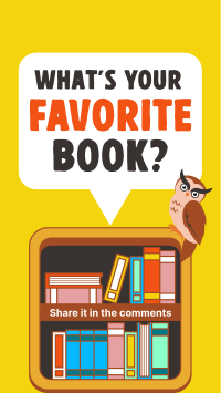 Q&A Favorite Book Facebook Story Design