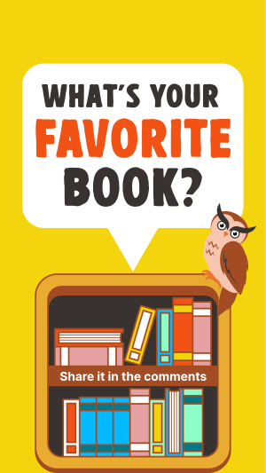 Q&A Favorite Book Facebook story Image Preview