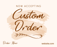 Brush Custom Order Facebook post Image Preview