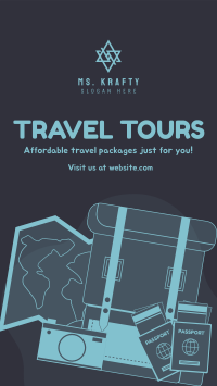 Travel Packages Facebook Story Design