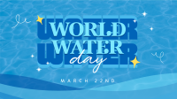 Quirky World Water Day Facebook Event Cover Design