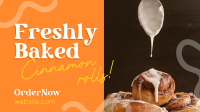 Freshly Baked Cinnamon Facebook Event Cover Design