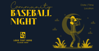 Baseball Girl Facebook Ad Design