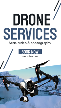 Professional Drone Service Instagram Reel Image Preview