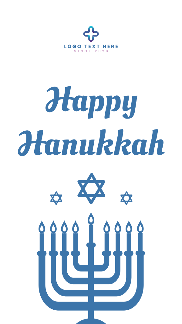 Wishing Happy Hanukkah Facebook Story Design Image Preview