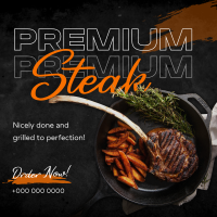 Premium Steak Order Linkedin Post Image Preview