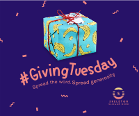 Quirky Giving Tuesday Facebook Post Design