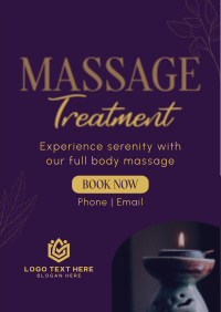 Massage Treatment Wellness Poster Preview