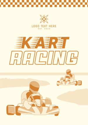 Go Kart Racing Poster Image Preview