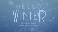 Cozy Winter Greeting Video Image Preview