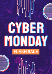 Cyber Monday Flash Sale Poster Image Preview
